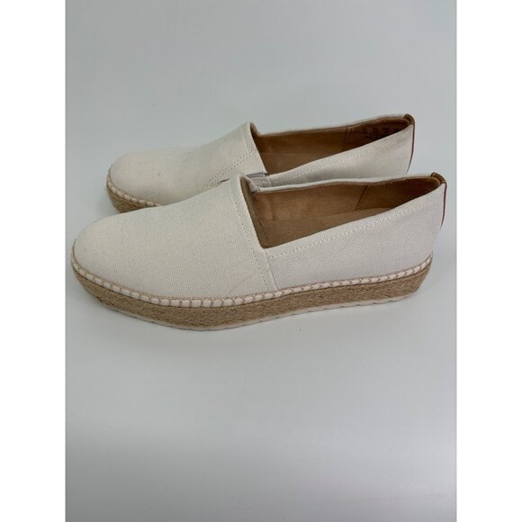 Dr. Scholl's Women Slip On Canvas Espadrille Shoe White 9M - Picture 5 of 8